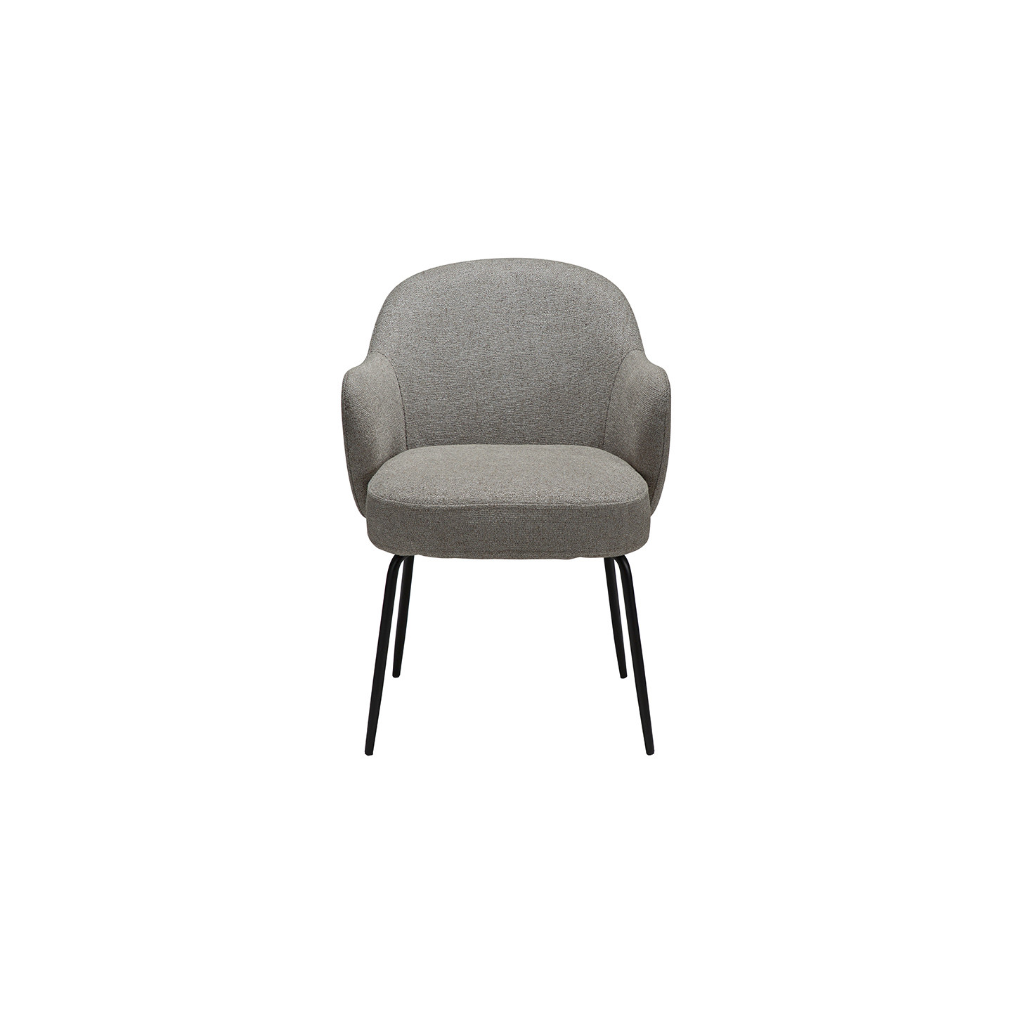 Fauteuil salle à manger confortable BAE pieds noirs, 3 coloris Dan Form
