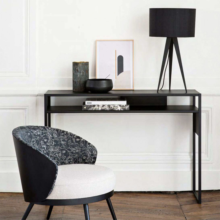 Console en métal noir ARLEQUIN, 90 ou 120 cm Resistub Productions