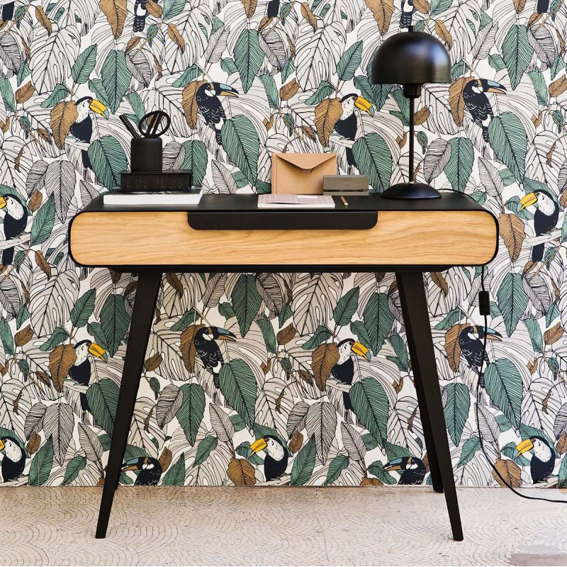 Bureau noir avec tiroir KAPRISS Resistub Productions