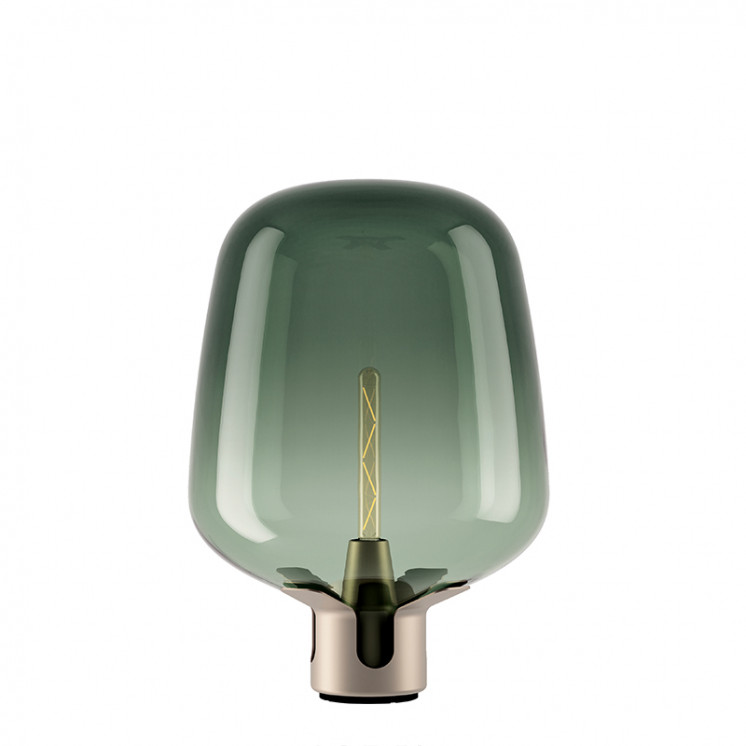 Lampe de table en verre soufflé FLAR, 2 tailles et 2 coloris Lodès