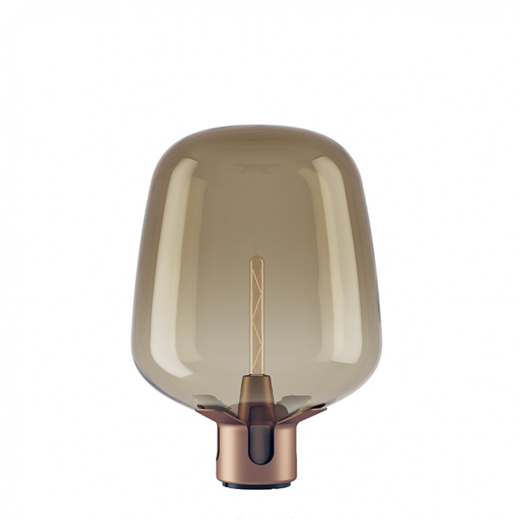 Lampe de table en verre soufflé FLAR, 2 tailles et 2 coloris Lodès
