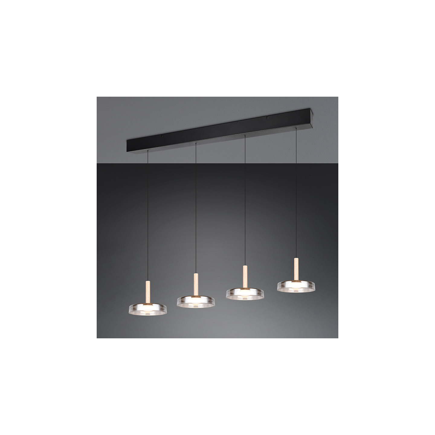 Suspension 4 ampoules CELESTE Trio Lighting