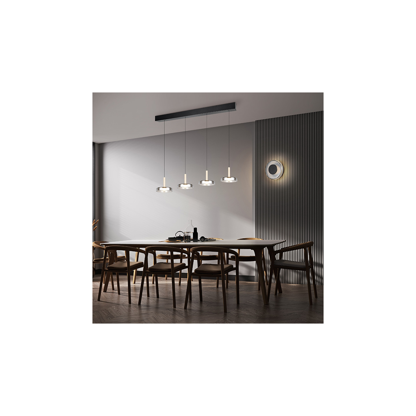 Suspension 4 ampoules CELESTE Trio Lighting