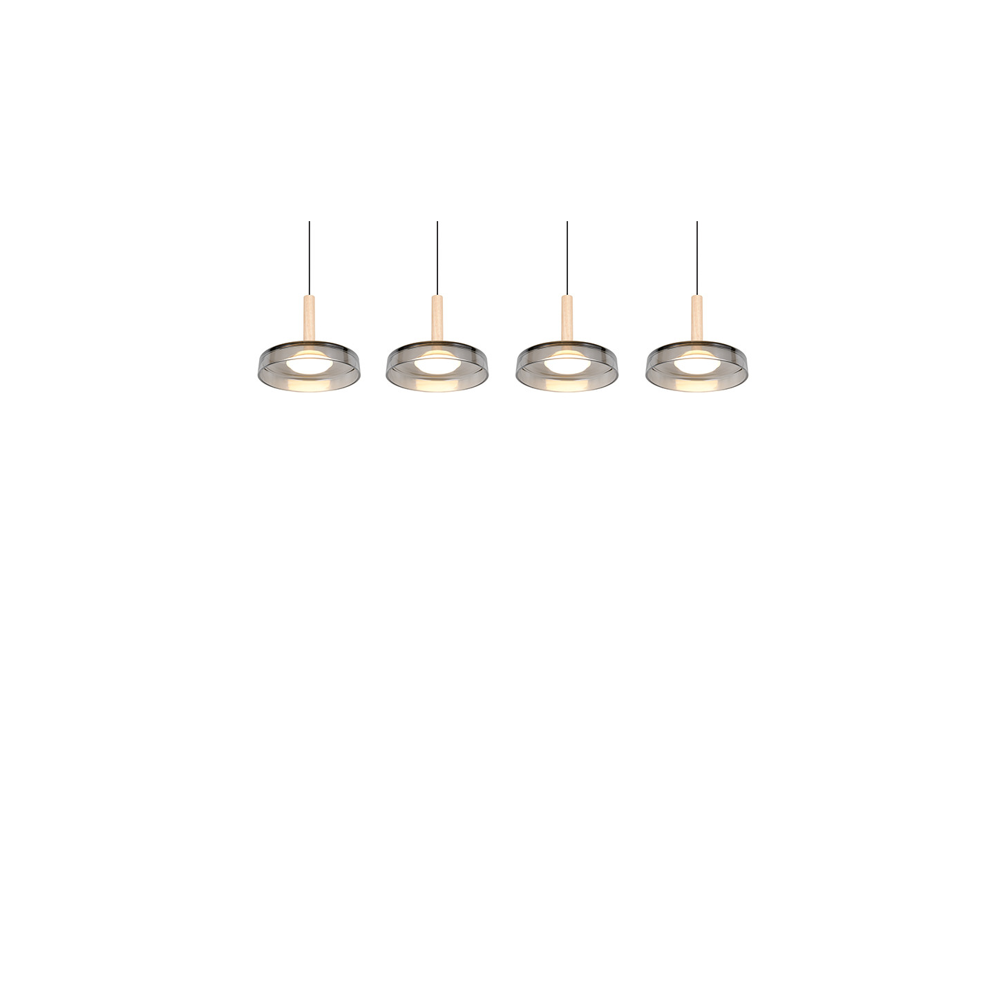 Suspension 4 ampoules CELESTE Trio Lighting