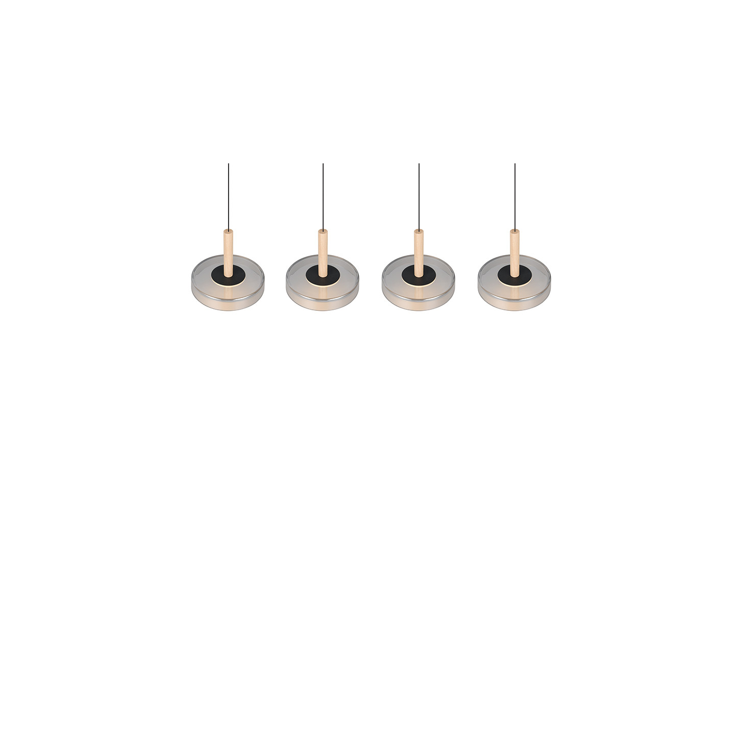Suspension 4 ampoules CELESTE Trio Lighting