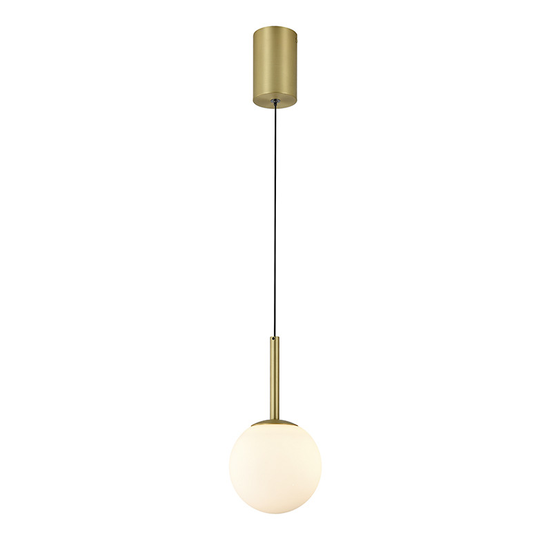 Suspension boule design PUEBLA noir ou or satiné Mantra Iluminacion