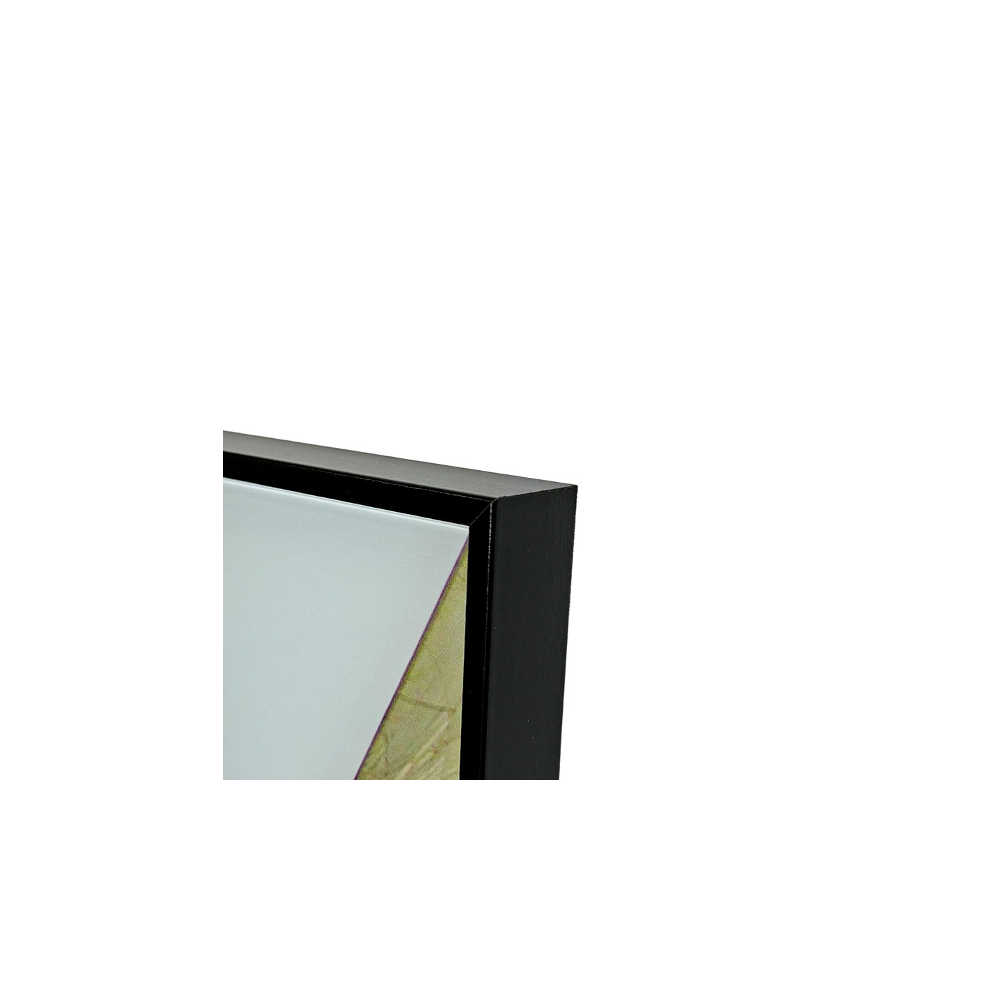 Tableau verre imprimé VENISE, baguette bristol Cadraven
