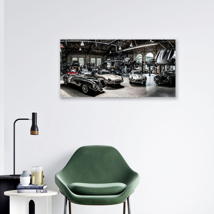 Tableau voitures GARAGE VINTAGE, baguette Bristol Cadraven