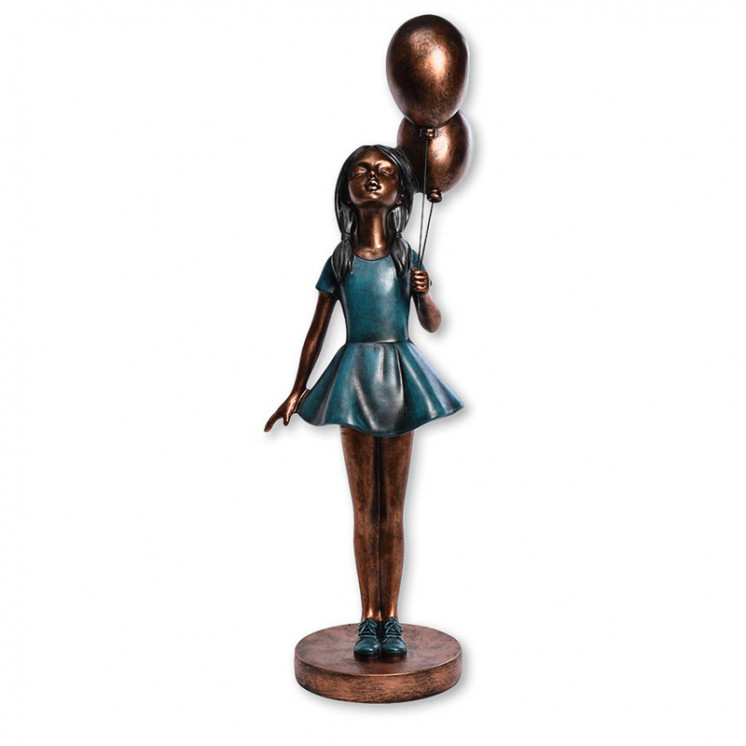 Sculpture femme debout BALLON GIRL, 180 cm Cadraven