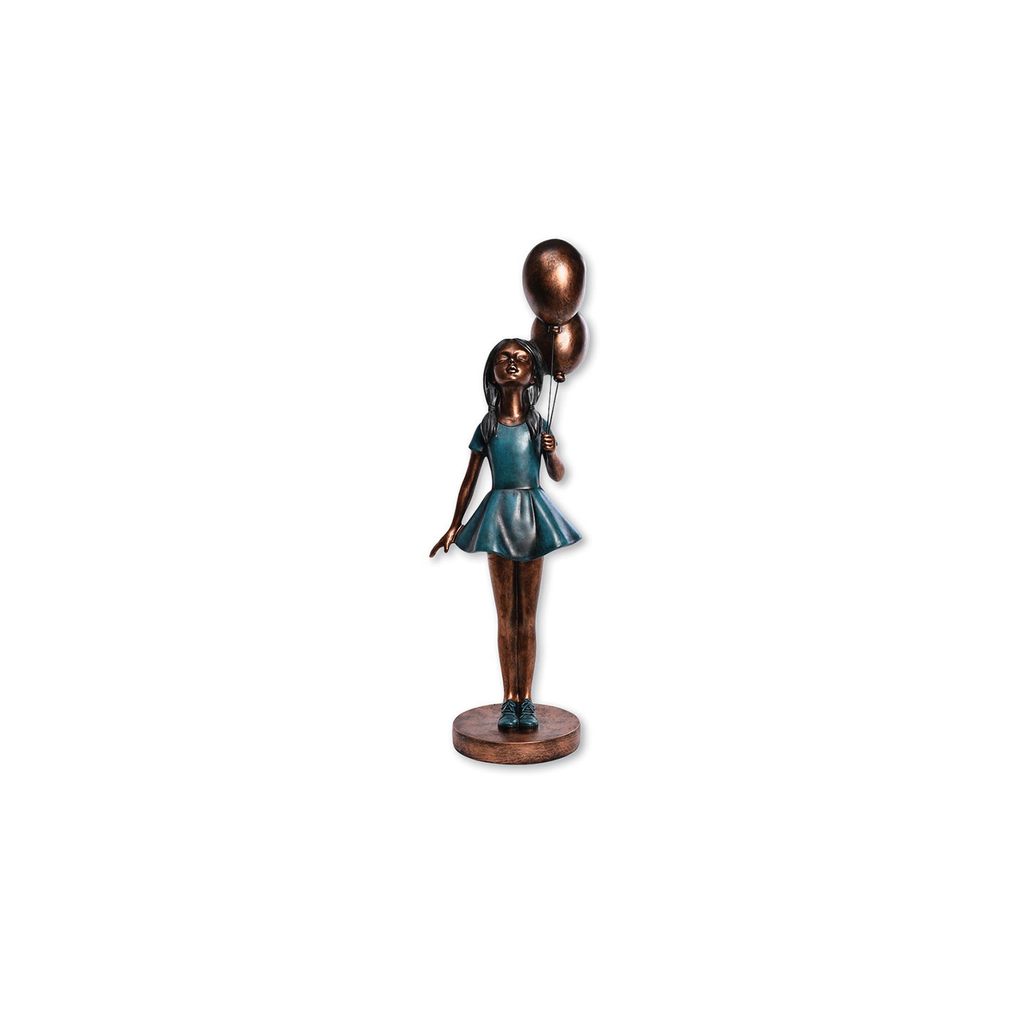 Sculpture femme debout BALLON GIRL, 180 cm Cadraven