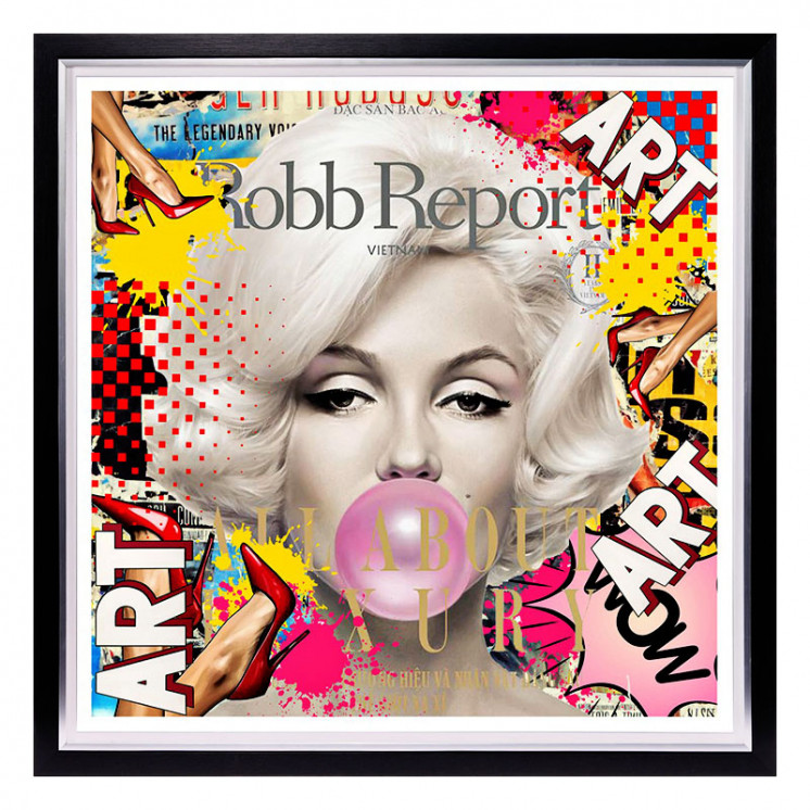 Tableau MARYLIN MONROE par Thierry Auger, 3 tailles Lacorne Décoration