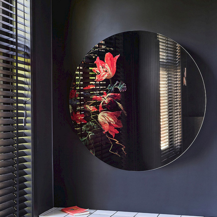 Miroir rond noir MUSEO, Ø100 cm Deknudt mirrors