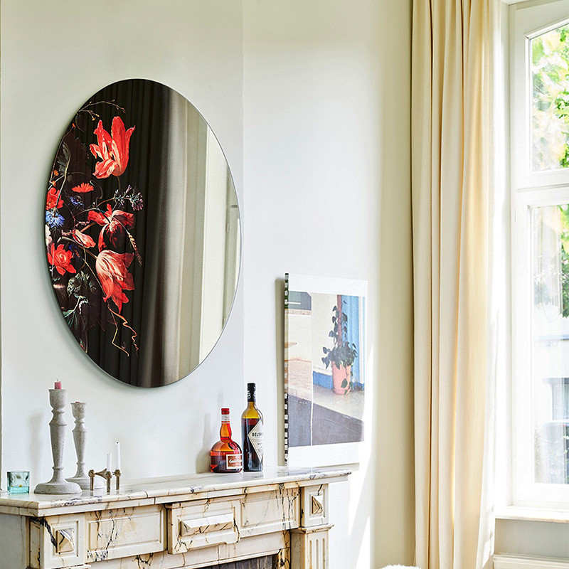 Miroir rond noir MUSEO, Ø100 cm Deknudt mirrors