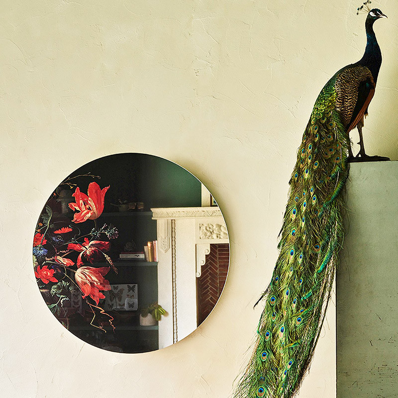 Miroir rond noir MUSEO, Ø100 cm Deknudt mirrors