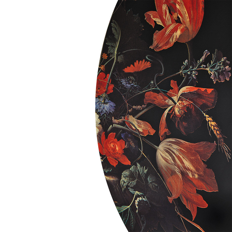 Miroir rond noir MUSEO, Ø100 cm Deknudt mirrors