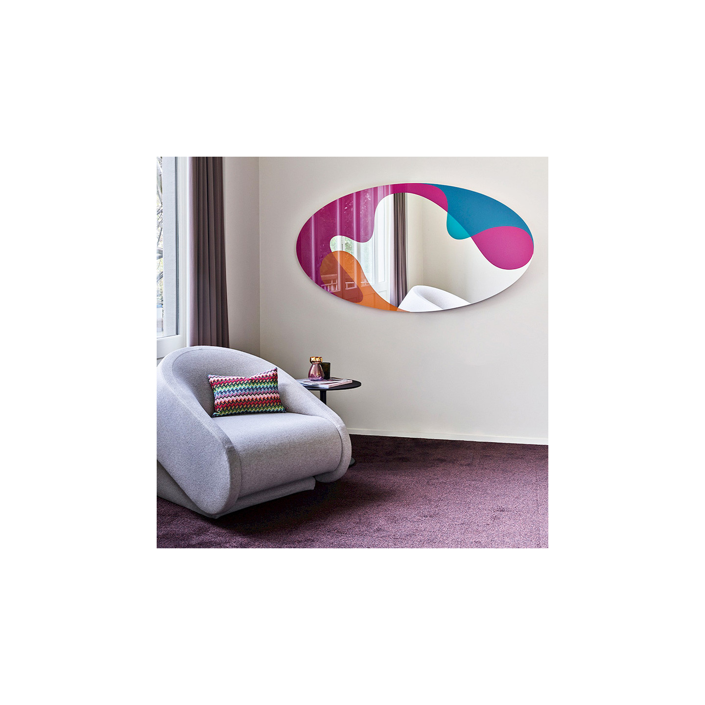 Miroir organique SPEKTRUM par Karim Rachid Deknudt Mirrors