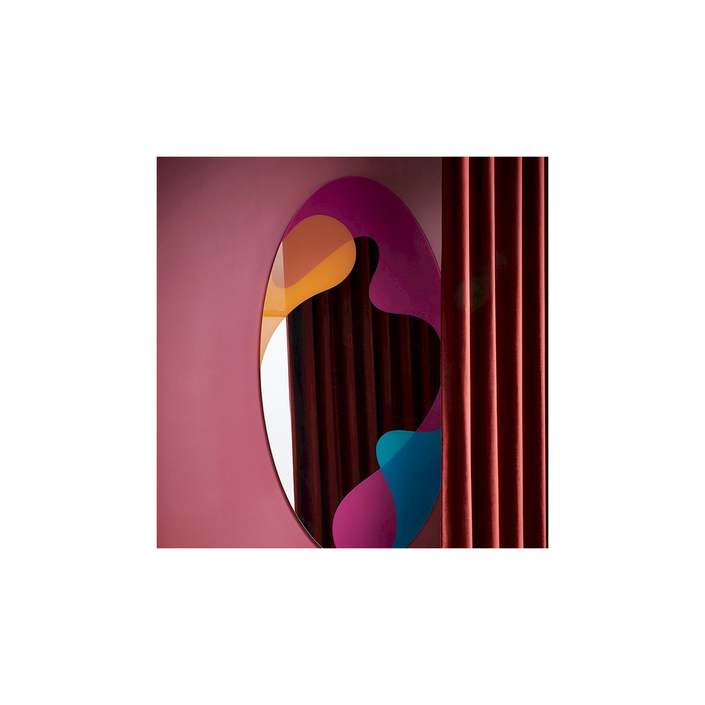 Miroir organique SPEKTRUM par Karim Rachid Deknudt Mirrors