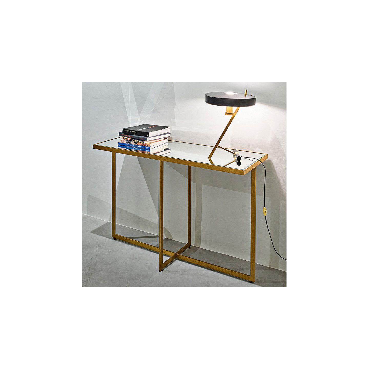 Console dorée TABLO BRONZE Dekundt Mirrors
