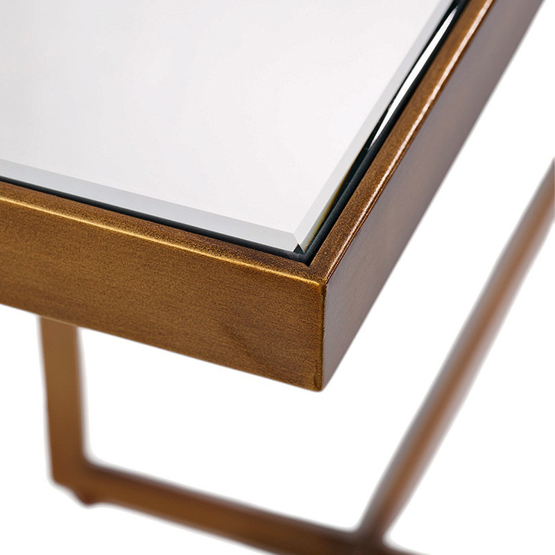 Console dorée TABLO BRONZE Dekundt Mirrors