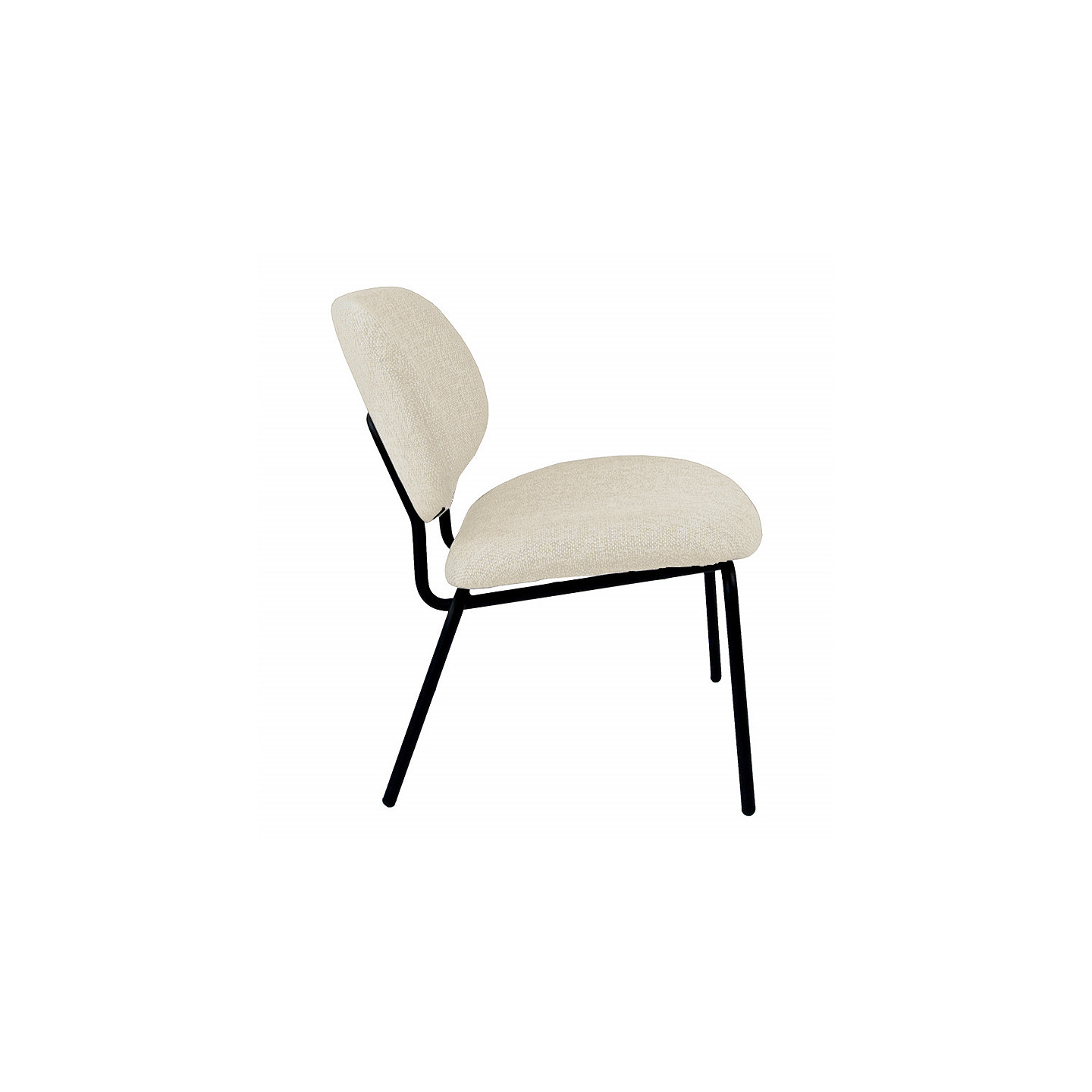 Fauteuil lounge FAUTEUIL CLAM, tissu chiné 9 coloris Resistub Productions