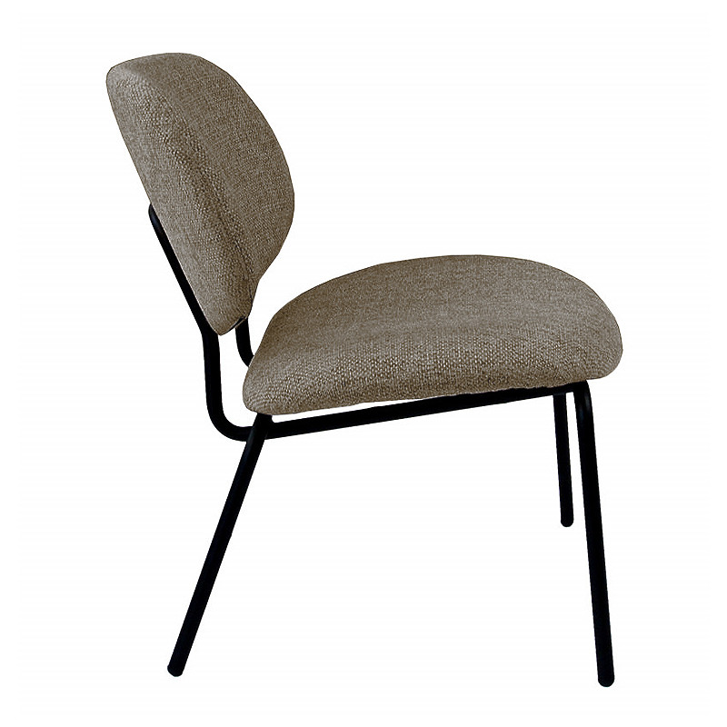 Fauteuil lounge FAUTEUIL CLAM, tissu chiné 9 coloris Resistub Productions