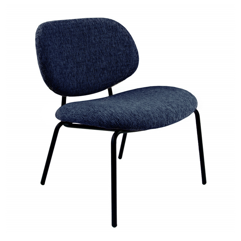 Fauteuil lounge FAUTEUIL CLAM, tissu chiné 9 coloris Resistub Productions