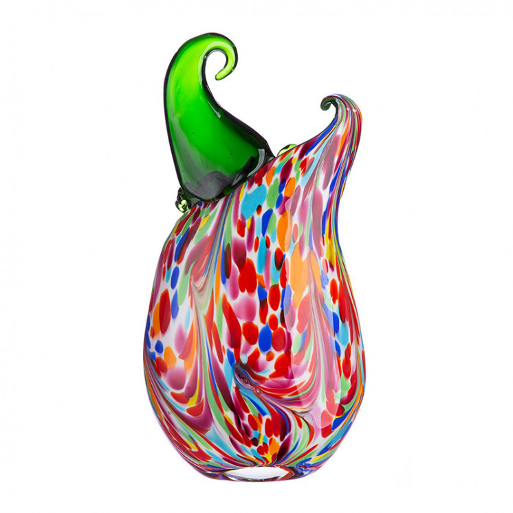 Vase en verre soufflé VENITO, verre multicolore Gilde