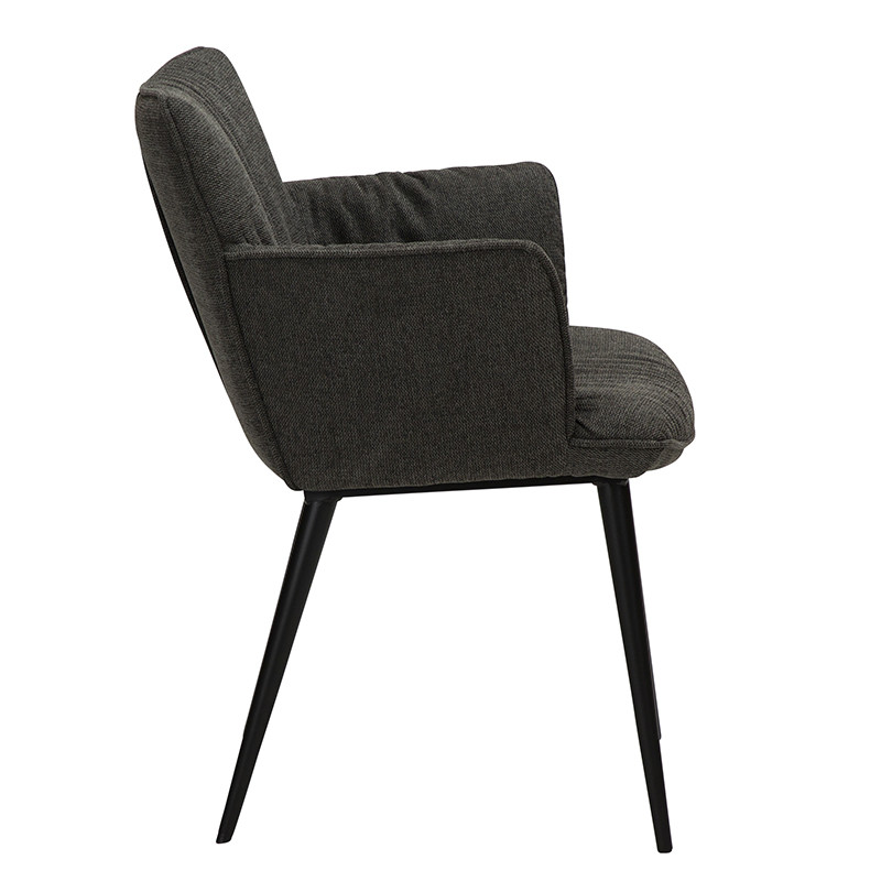 Chaise de salle à manger confortable JOIN, tissu Fabric en 2 coloris Dan Form