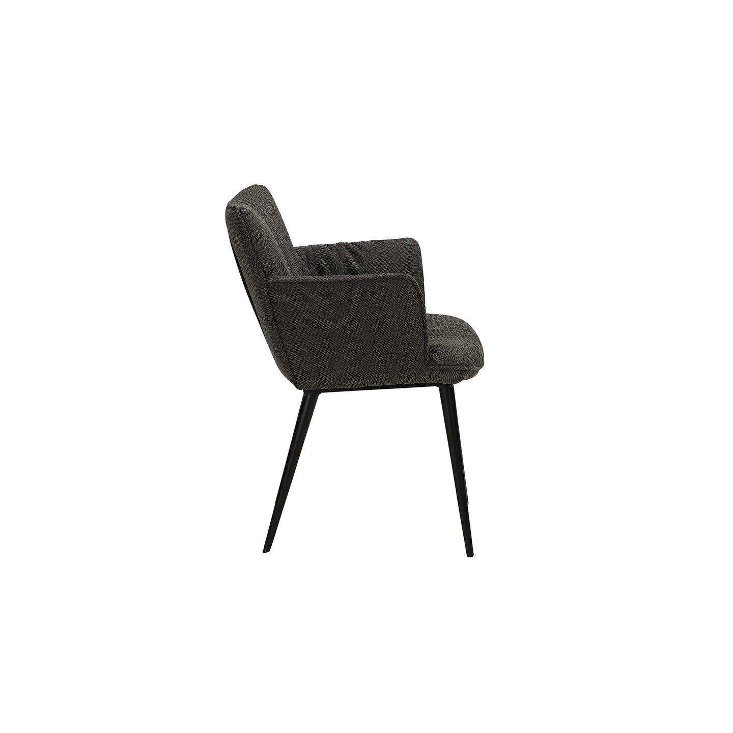 Chaise de salle à manger confortable JOIN, tissu Fabric en 2 coloris Dan Form