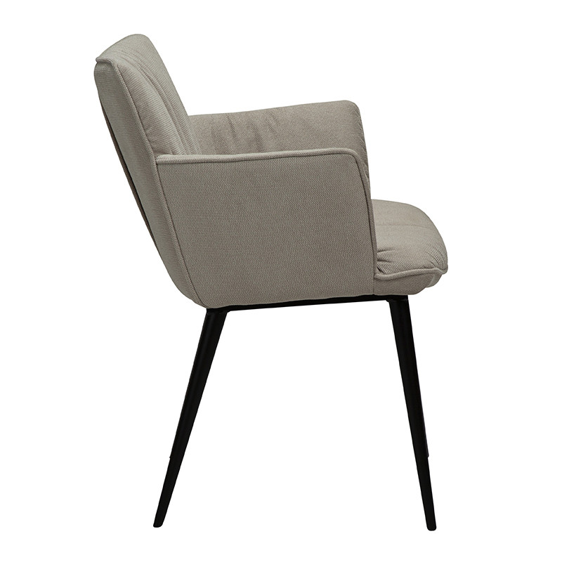 Chaise de salle à manger confortable JOIN, tissu Fabric en 2 coloris Dan Form