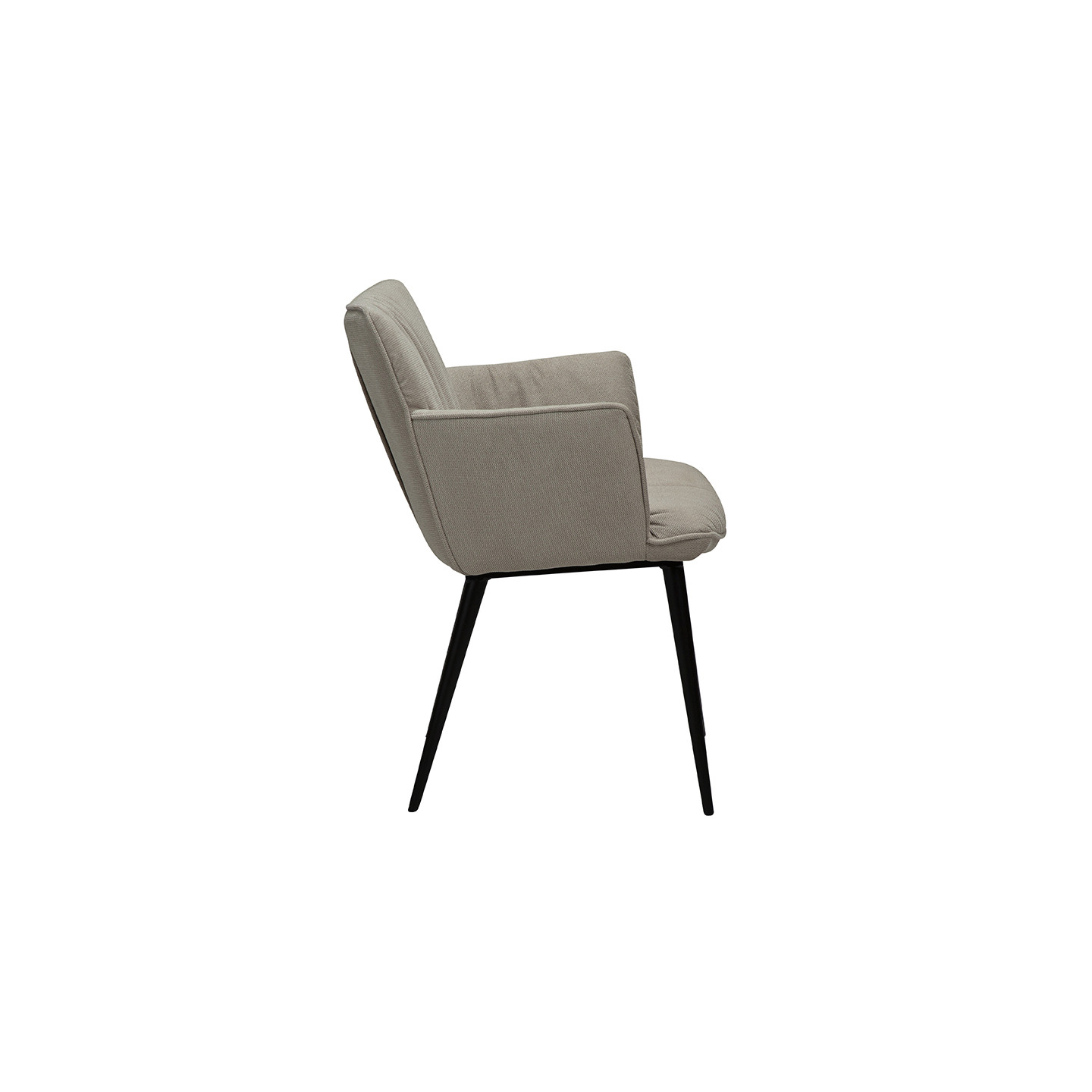 Chaise de salle à manger confortable JOIN, tissu Fabric en 2 coloris Dan Form