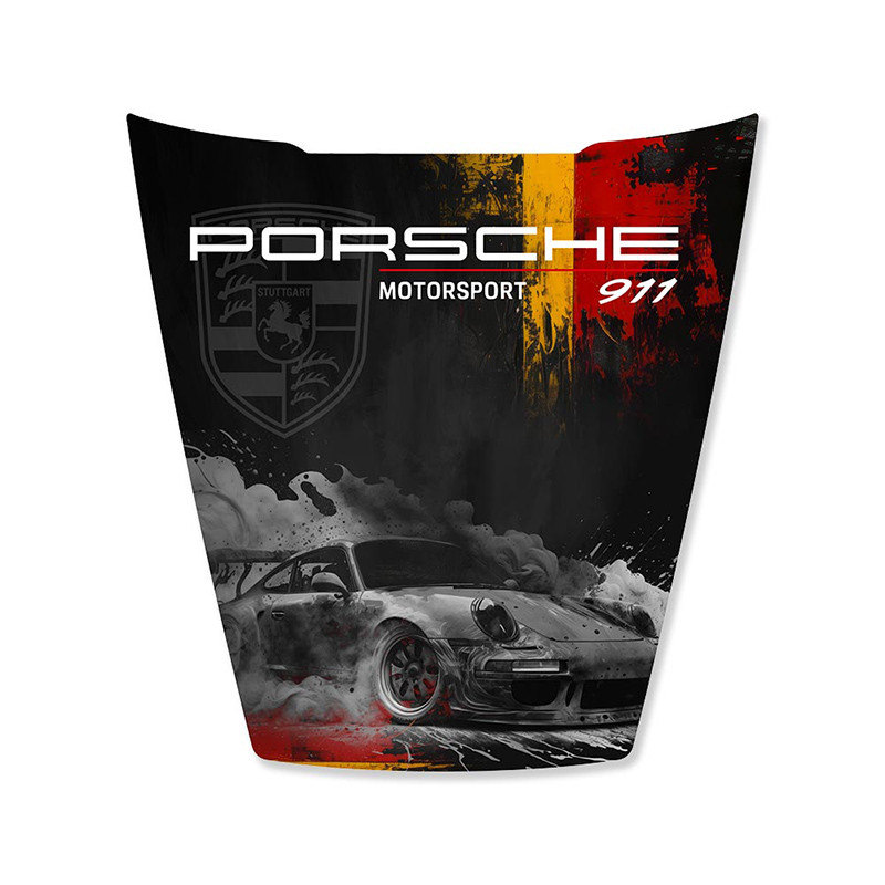 Décoration murale porsche MOTORSPORT 911, 2 tailles Cadraven