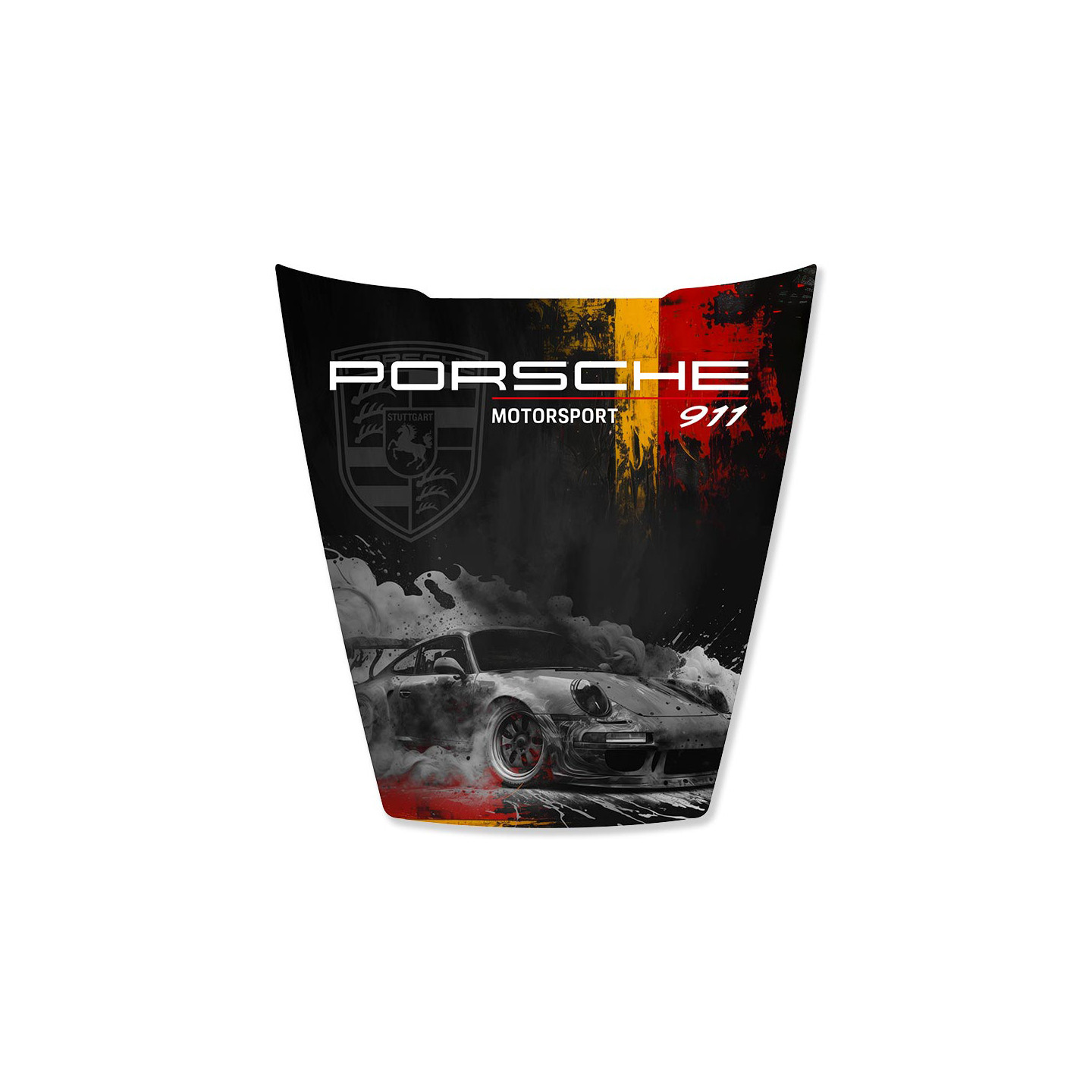 Décoration murale porsche MOTORSPORT 911, 2 tailles Cadraven