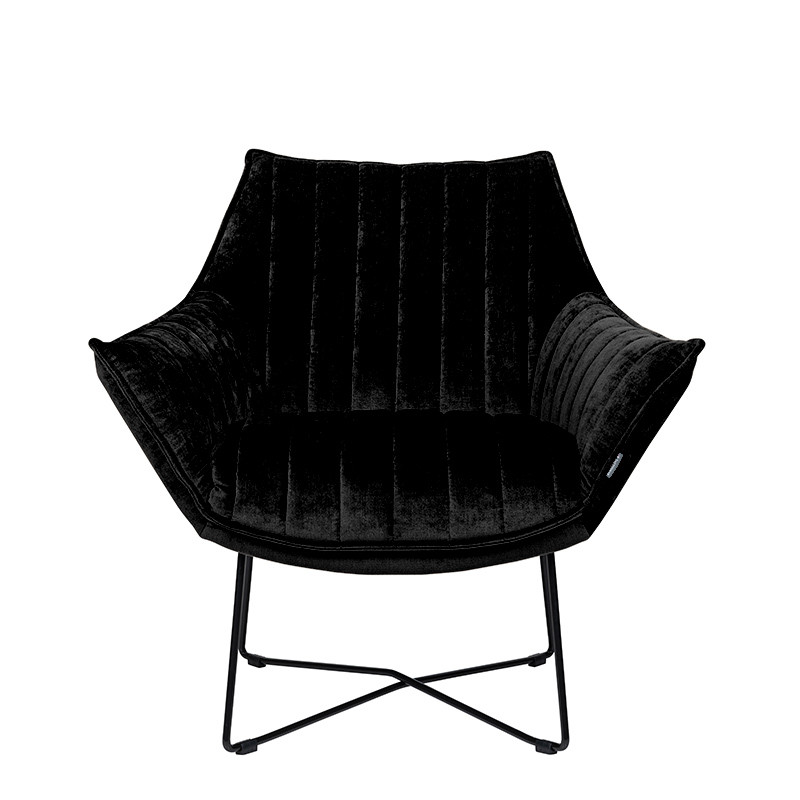 Fauteuil original et confortable EGON, tissu Eros, 13 coloris Furninova
