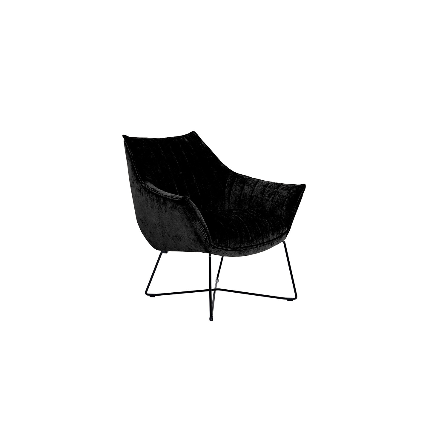 Fauteuil original et confortable EGON, tissu Eros, 13 coloris Furninova
