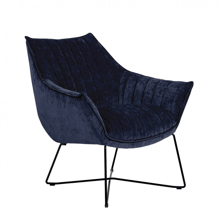 Fauteuil original et confortable EGON, tissu Eros, 13 coloris Furninova