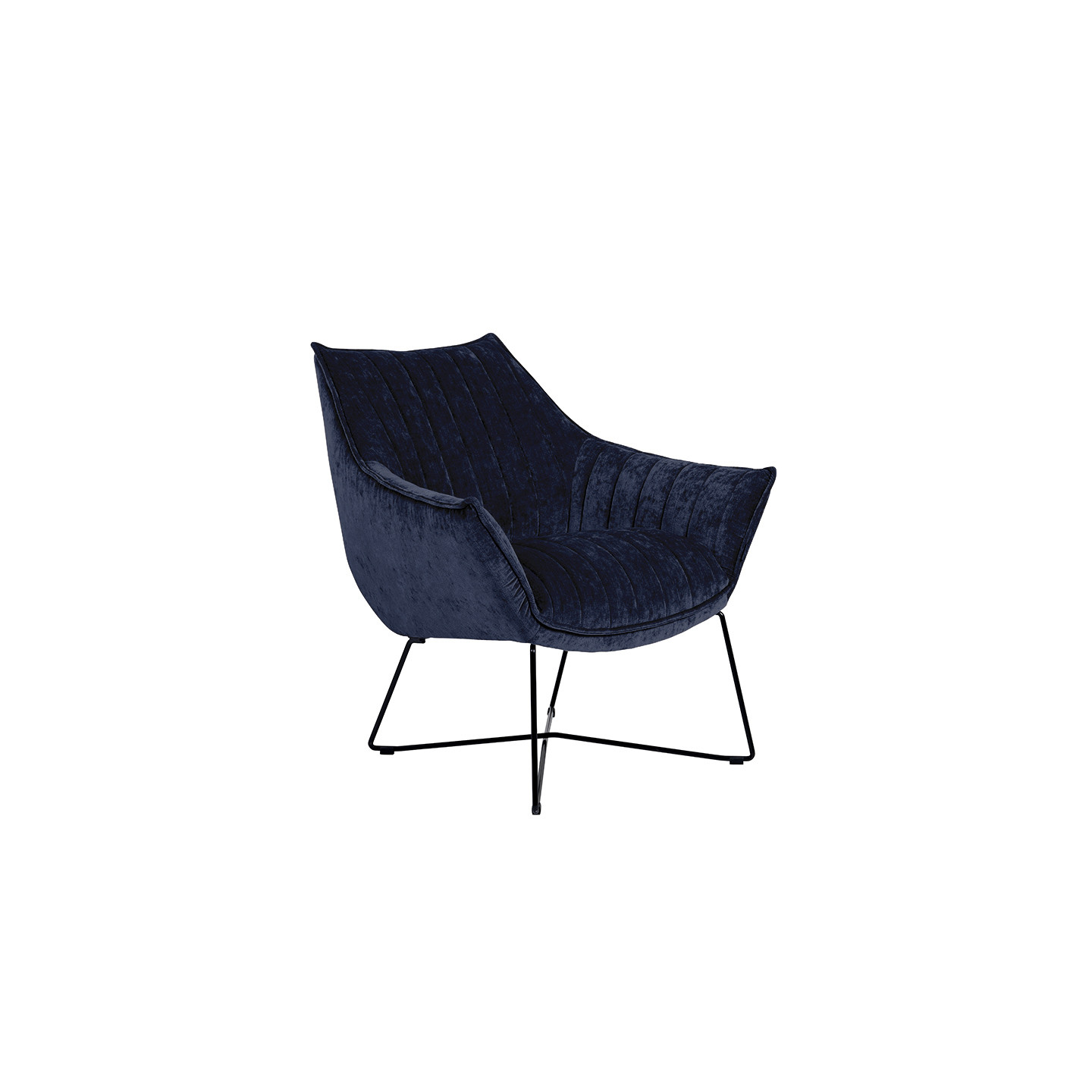 Fauteuil original et confortable EGON, tissu Eros, 13 coloris Furninova