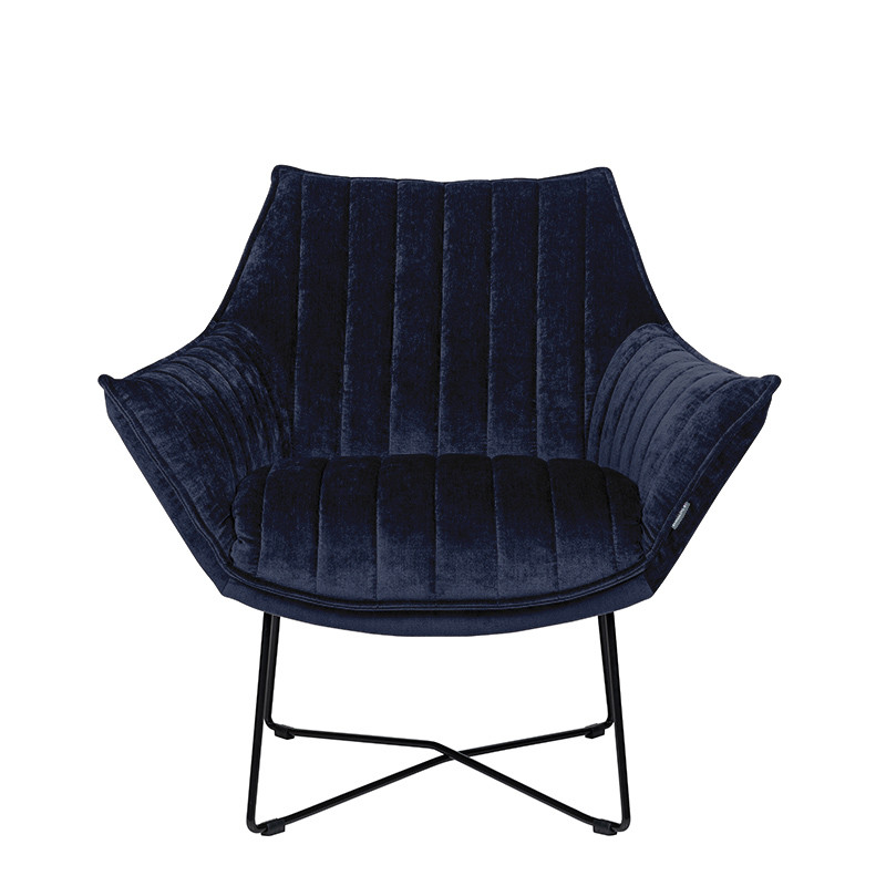 Fauteuil original et confortable EGON, tissu Eros, 13 coloris Furninova