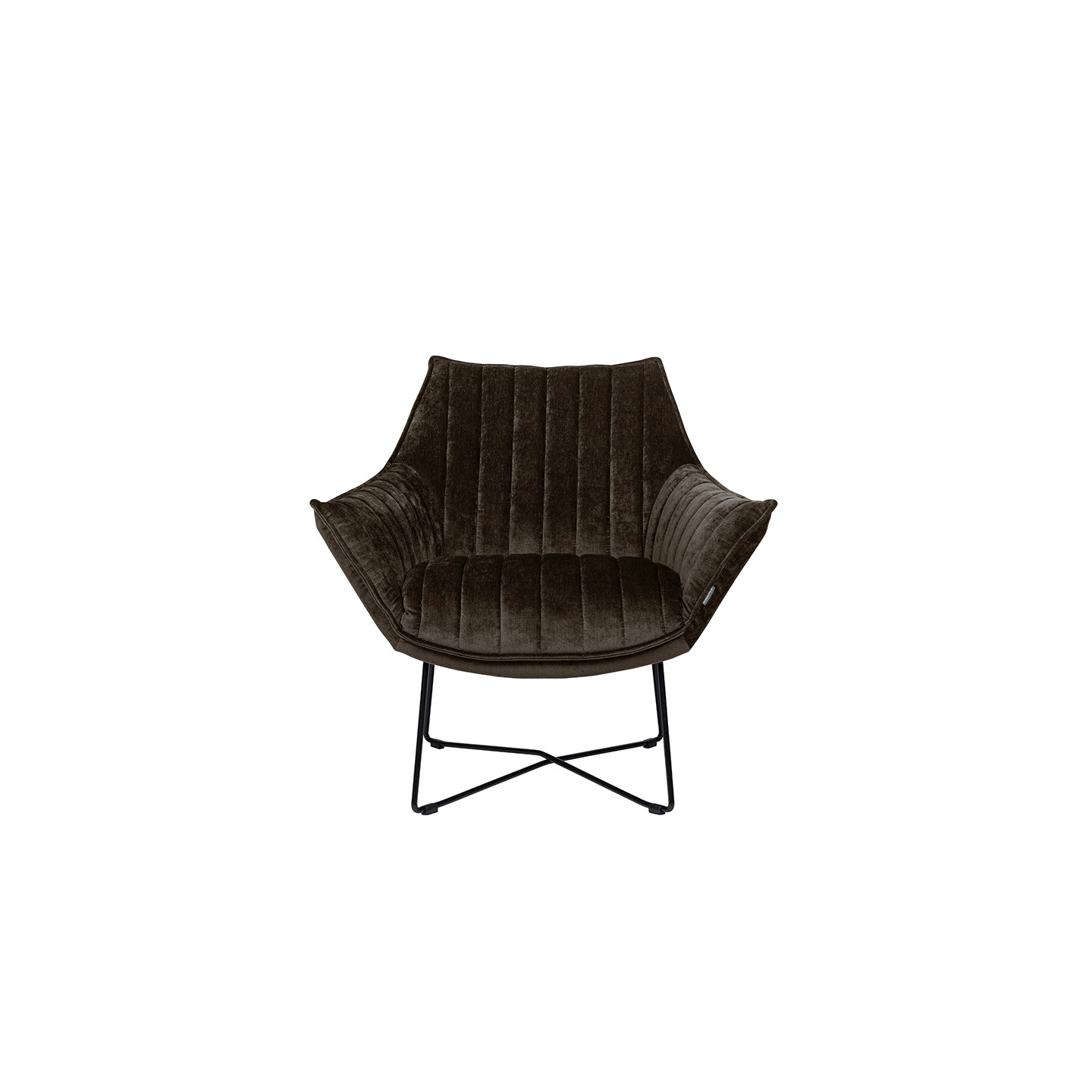 Fauteuil original et confortable EGON, tissu Eros, 13 coloris Furninova