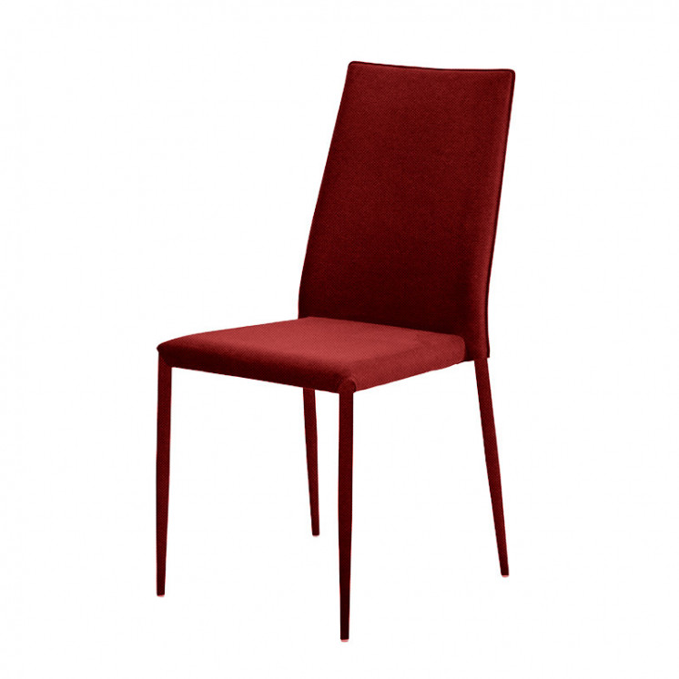 Chaise moderne pour salle à manger TRIX, tissu Himalaya en 10 coloris Airnova