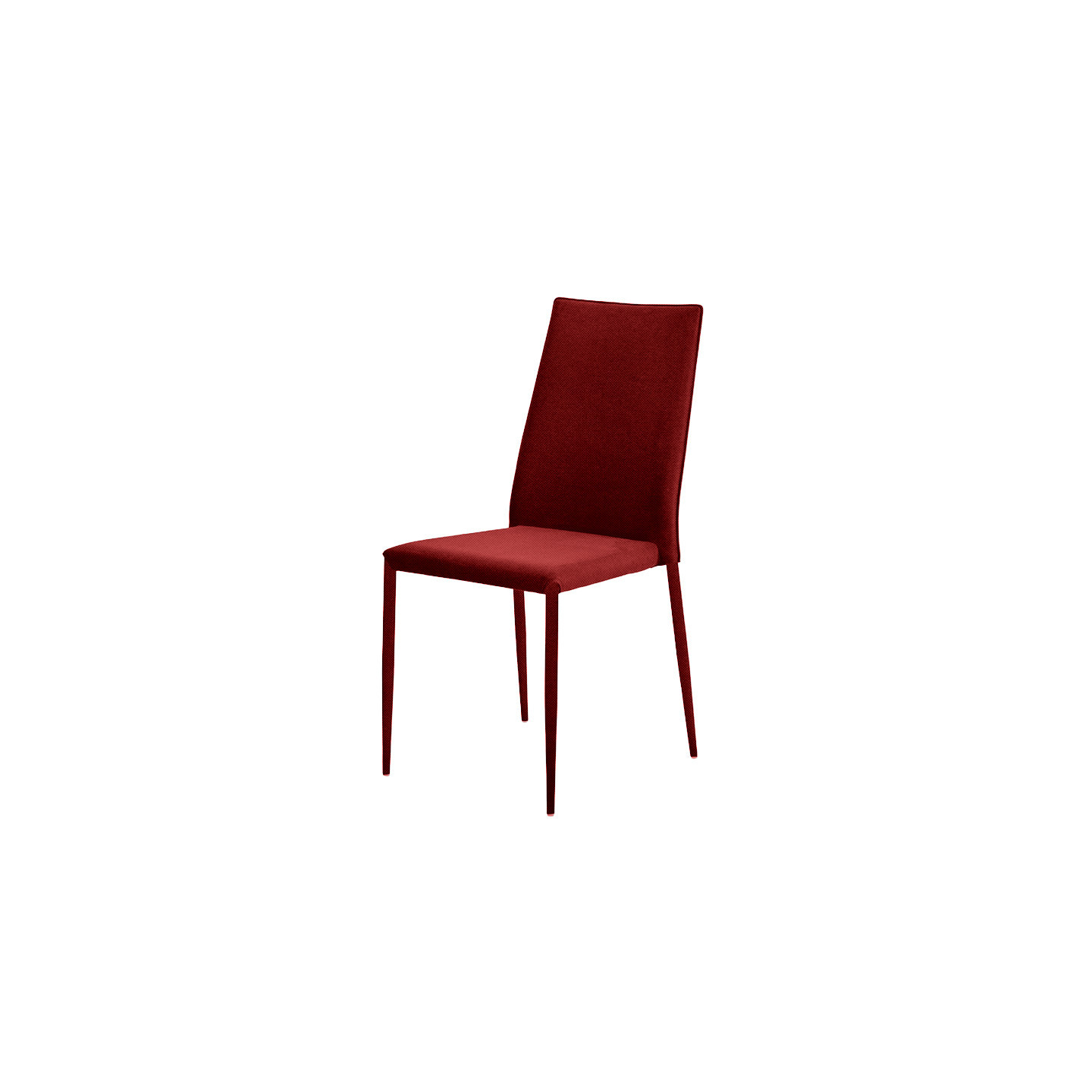 Chaise moderne pour salle à manger TRIX, tissu Himalaya en 10 coloris Airnova