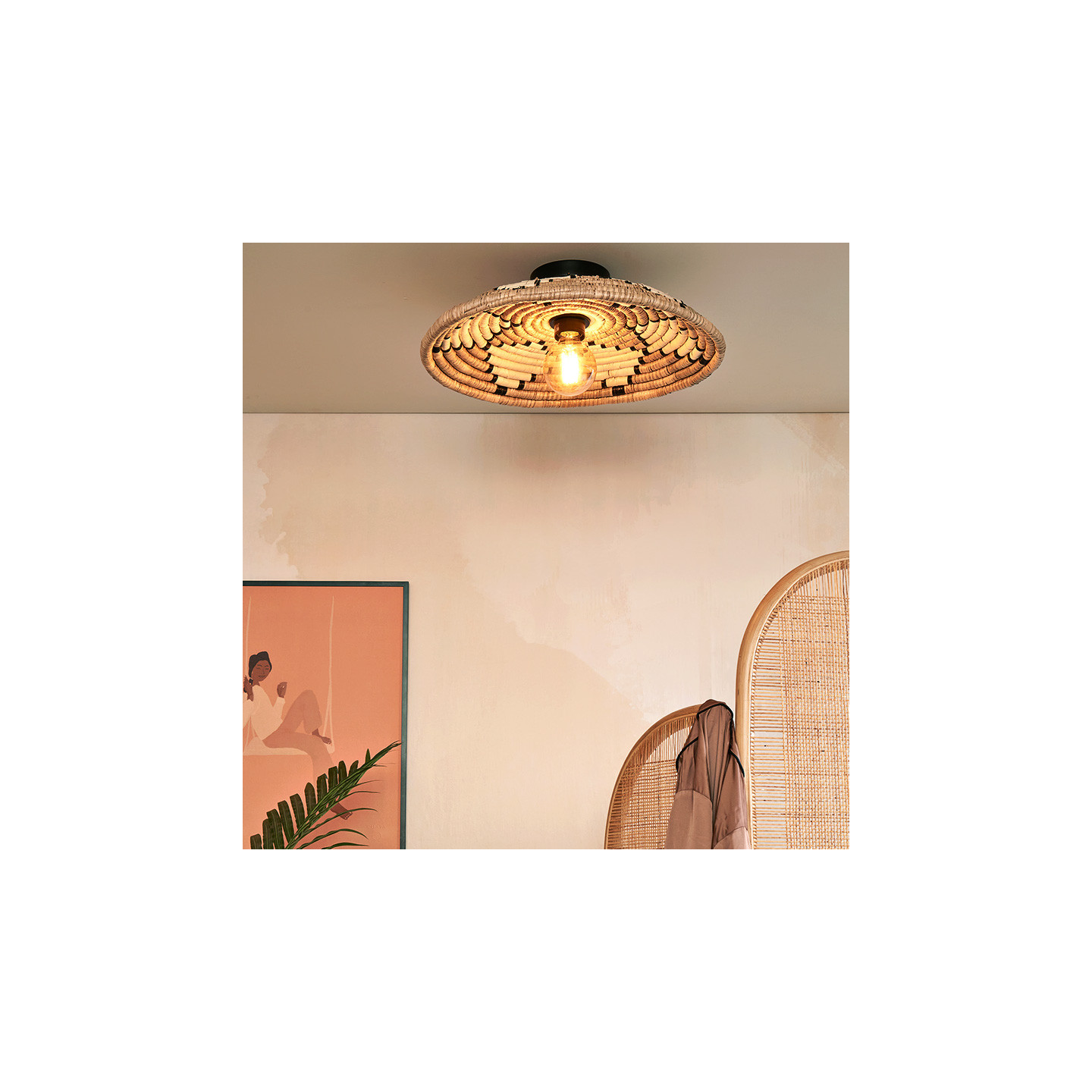 Plafonnier naturel ANDROS, 3 finitions GoodandMojo