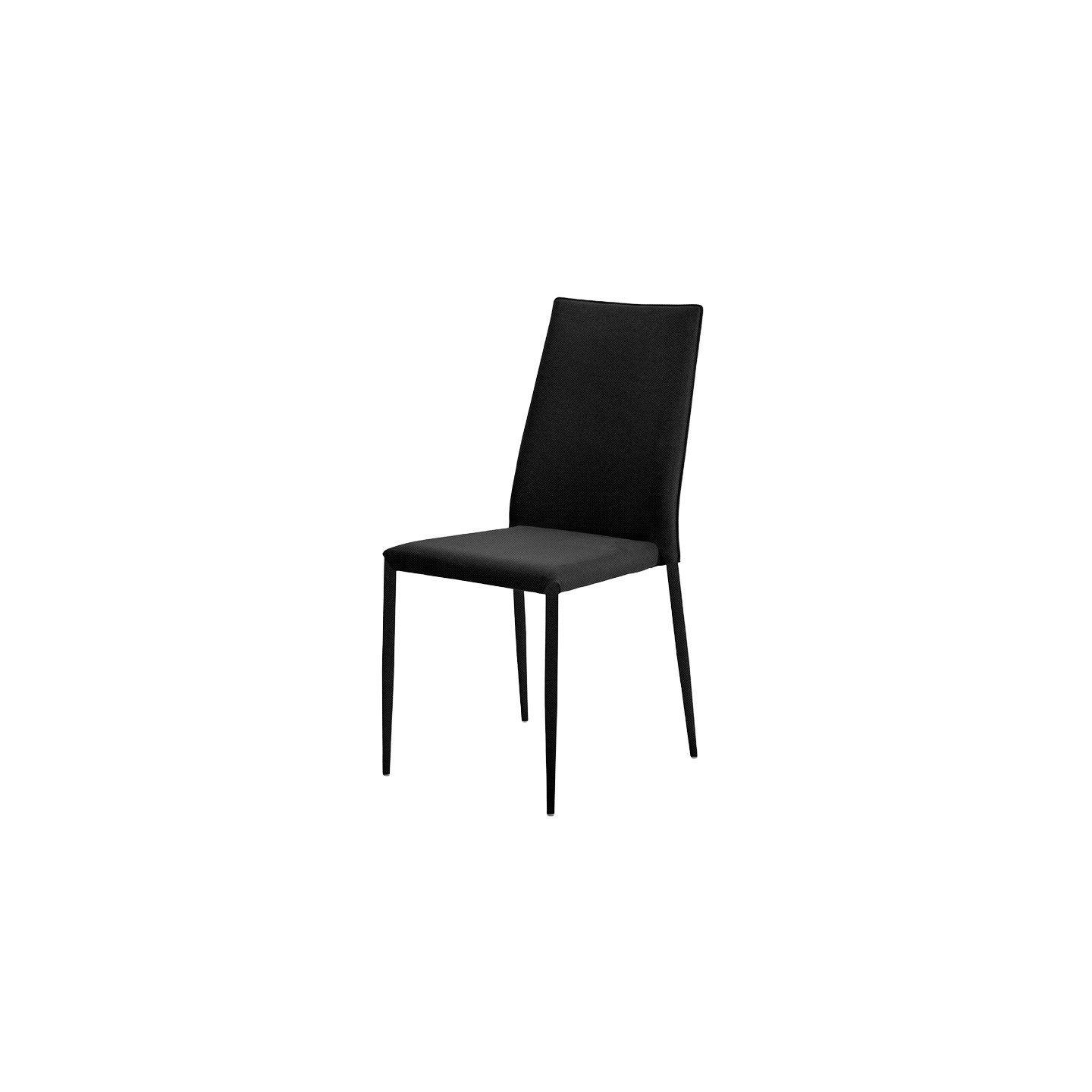 Chaise moderne pour salle à manger TRIX, tissu Himalaya en 10 coloris Airnova