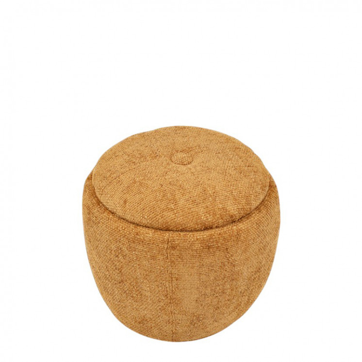 Pouf coffre rond CAMELLIA, 5 coloris Drimmer