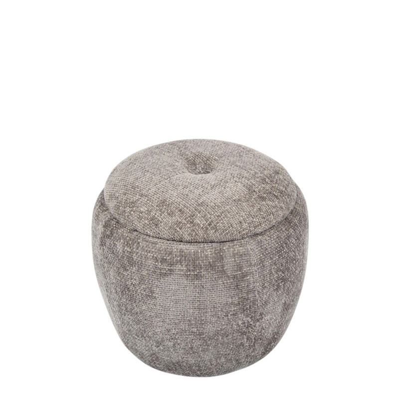 Pouf coffre rond CAMELLIA, 5 coloris Drimmer