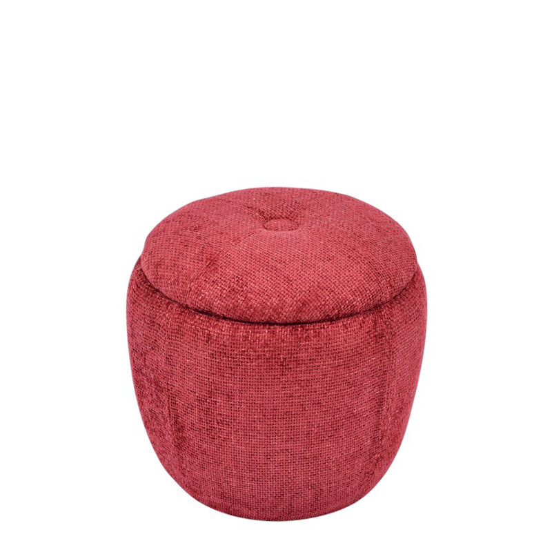 Pouf coffre rond CAMELLIA, 5 coloris Drimmer