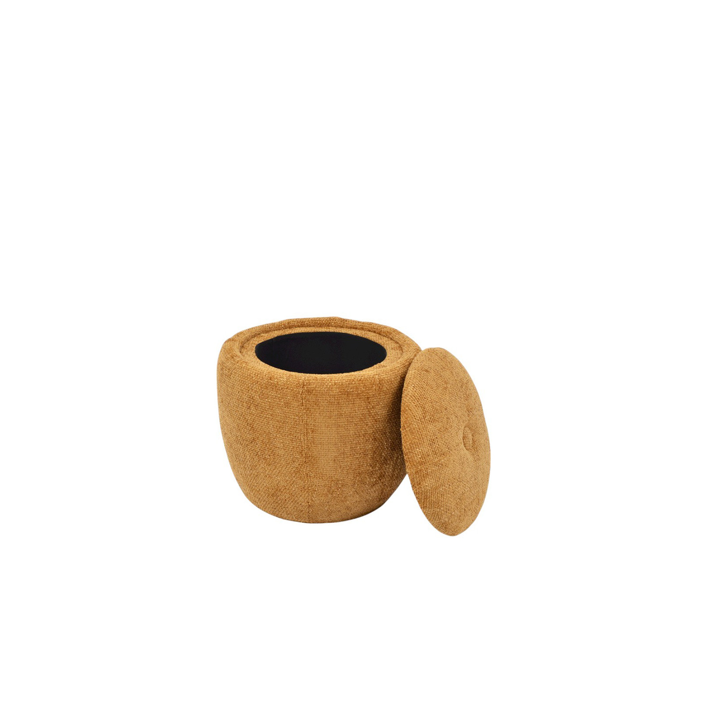 Pouf coffre rond CAMELLIA, 5 coloris Drimmer