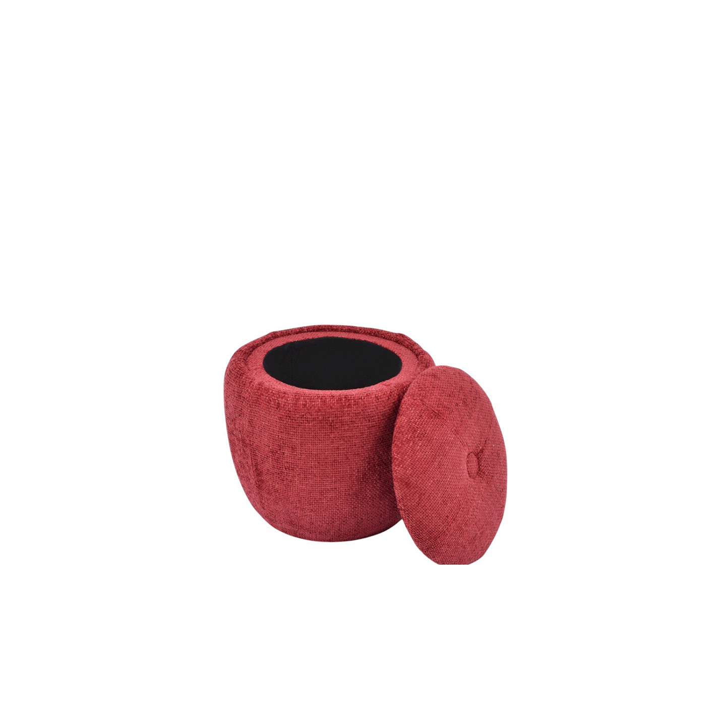 Pouf coffre rond CAMELLIA, 5 coloris Drimmer