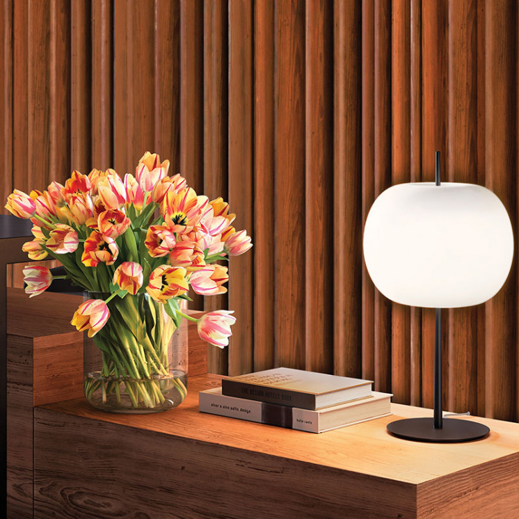 Lampe à poser design KUSHI, 3 finitions Kdln