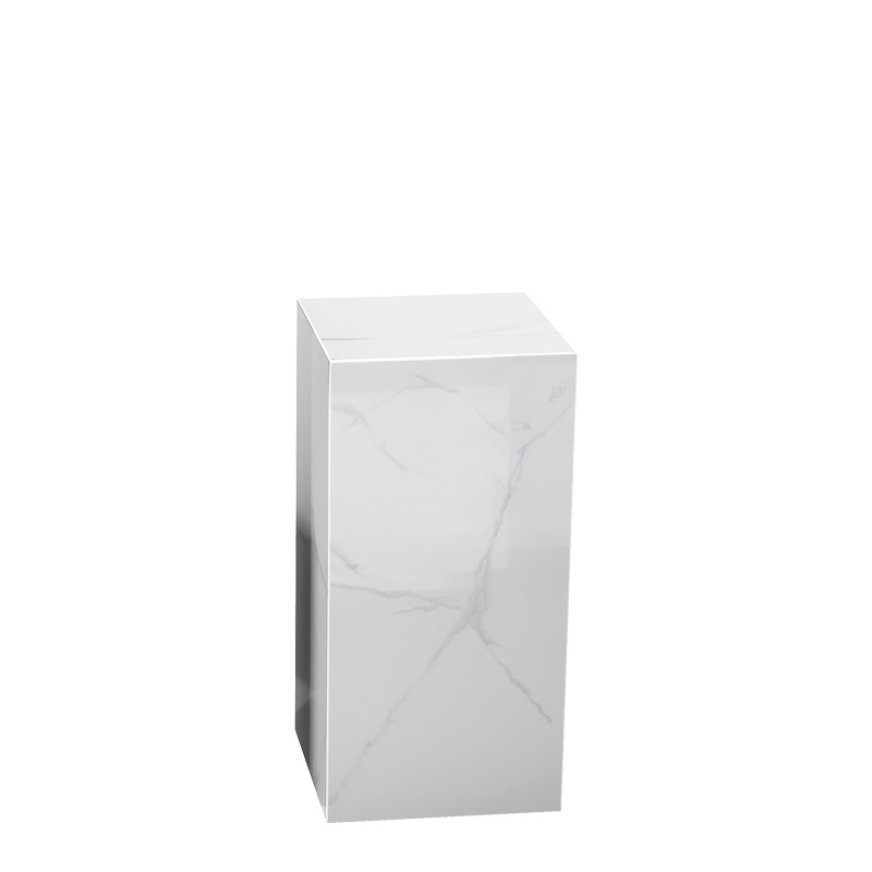 Colonne en marbre LOUXOR, noir ou blanc, 2 tailles Akante